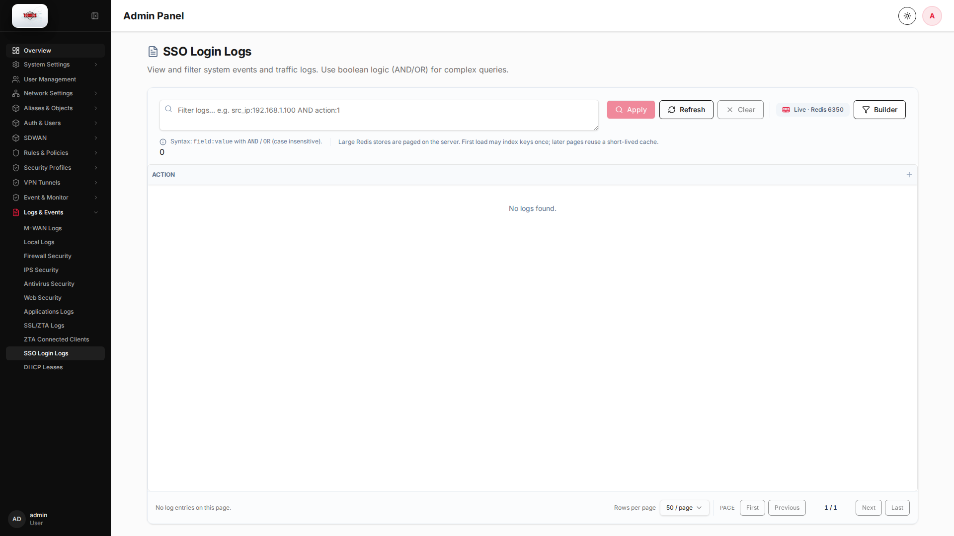 SSO Login Logs