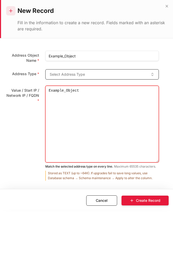 Add form — filled