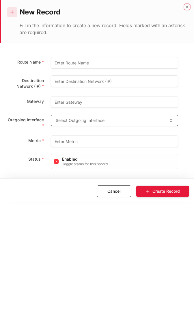 Add form — empty