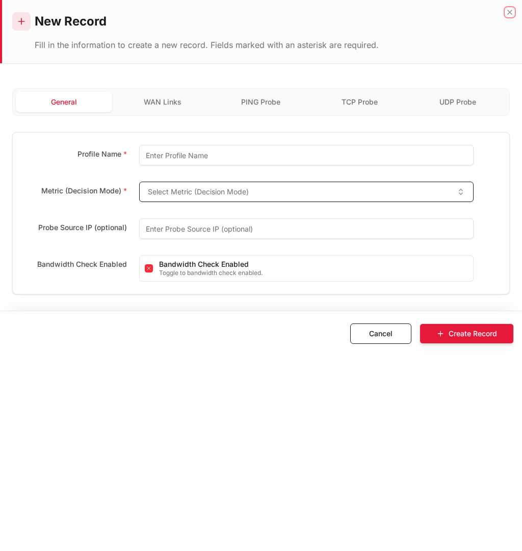 Add form — empty