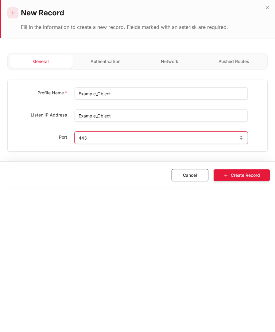 Add form — filled