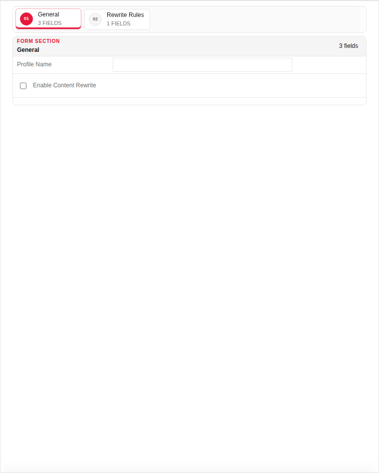 Add — General (empty)